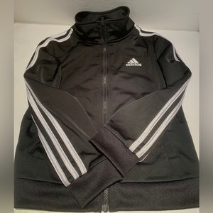 Adidas Youth Size 8 S/P/CH  Black/White